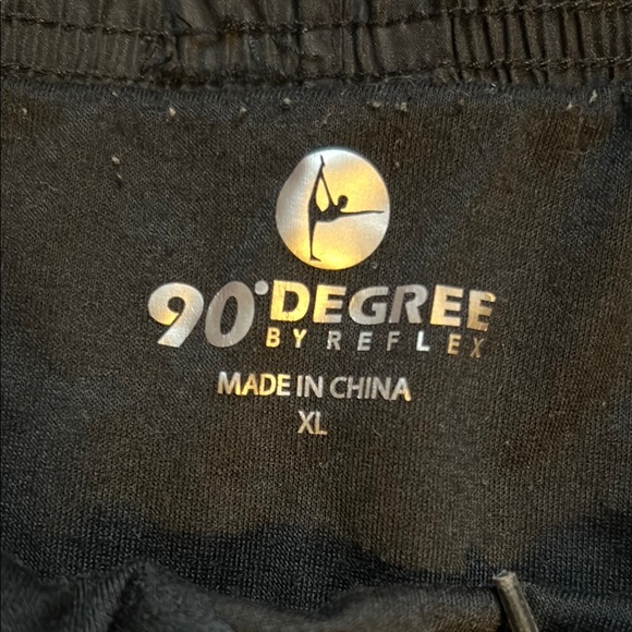 90 Degrees Black and Lime Athletic Shorts for Men - Picture 2 of 3
